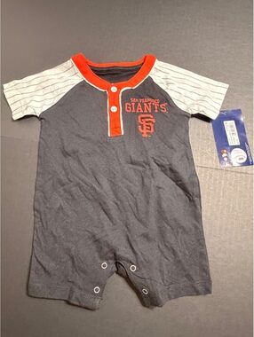 San Francisco Giants Baby Romper 3-6 Months Genuine Merchandise